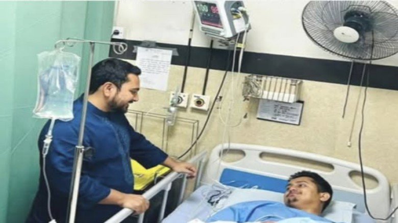 সহযোদ্ধা সারজিসকে দেখতে হাসপাতালে ছুটে গেলেন নাহিদ...